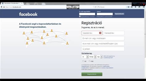 Regisztrálj a Facebookra!.